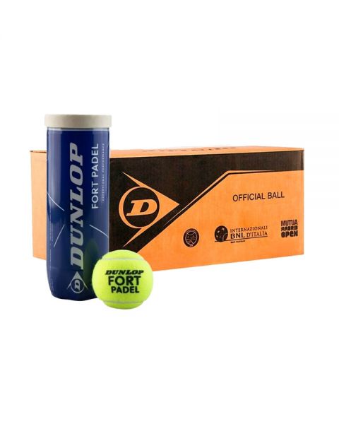 Doos met Dunlop Fort Padel ballen: Duurzaamheid