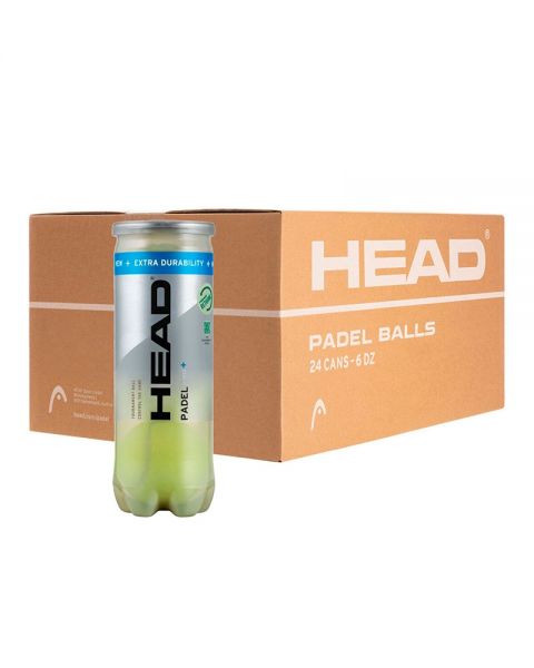 Doos van 24 kokers met 3 ballen Head Padel Pro