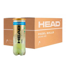 Doos van 24 kokers met 3 ballen Head Padel Pro S +