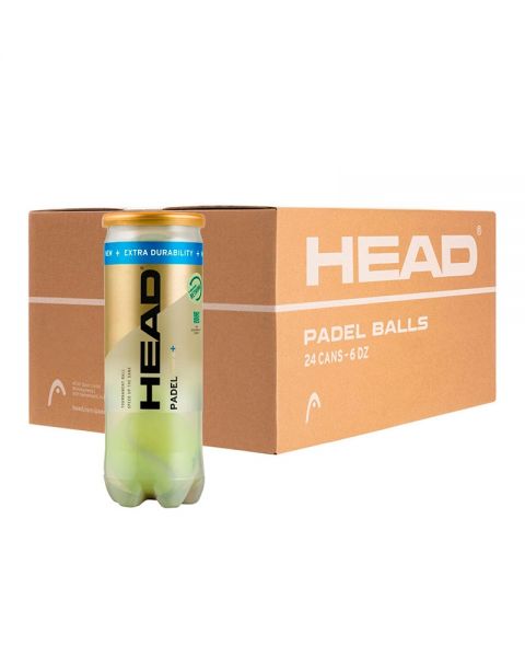 Doos van 24 kokers met 3 ballen Head Padel Pro S +